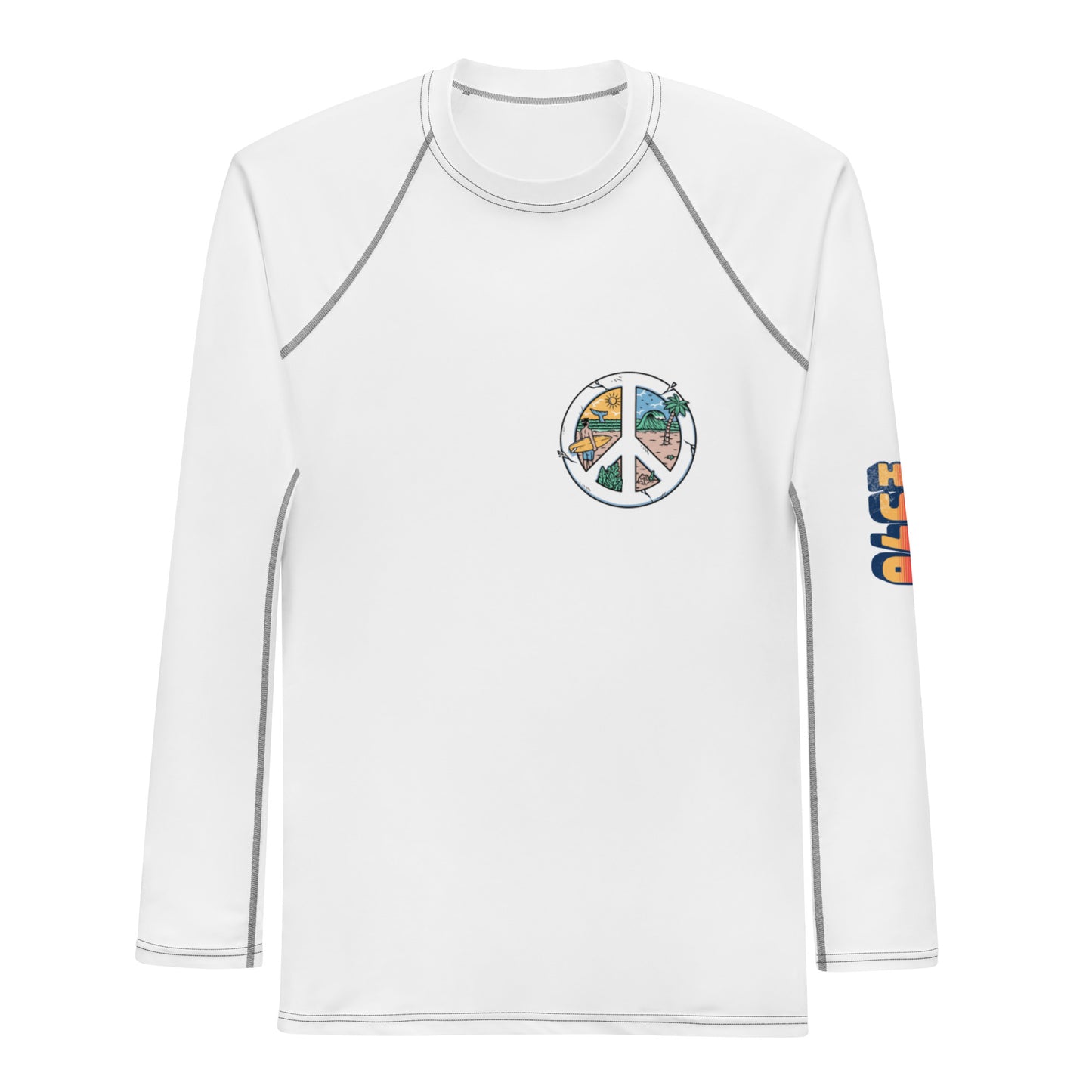 GoSurfMexico men's long sleeve surf rash guard