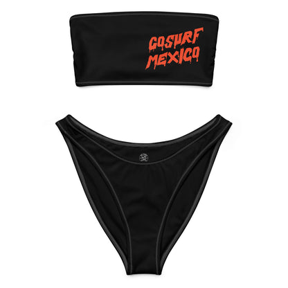 GoSurfMexico recycled bandeau bikini set
