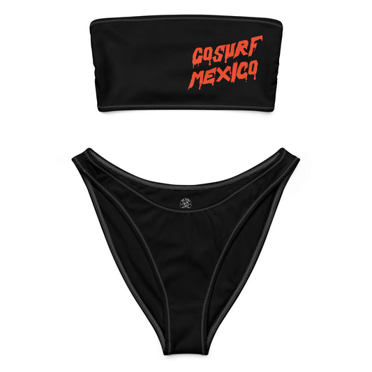 GoSurfMexico recycled bandeau bikini set