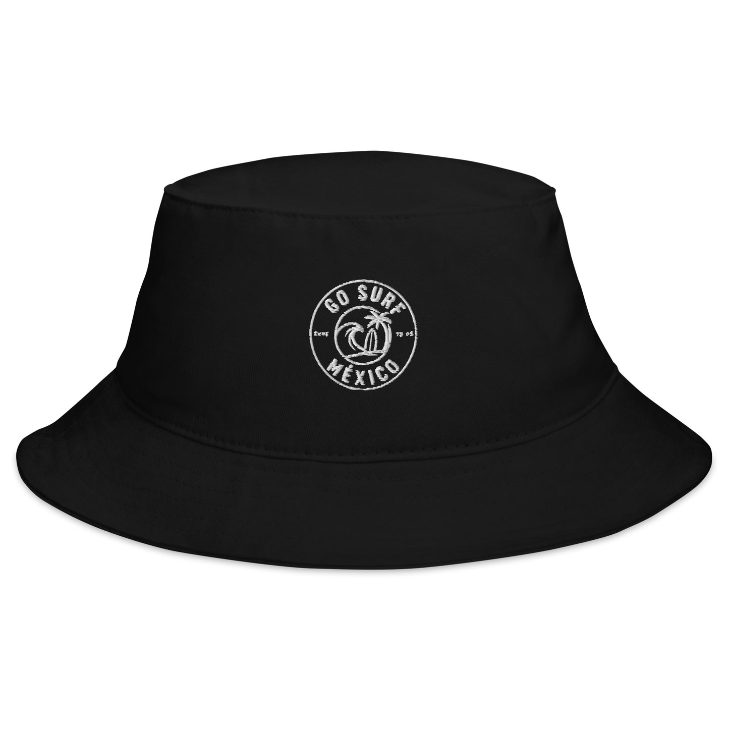 GoSurfMexico Pacific coast bucket hat black