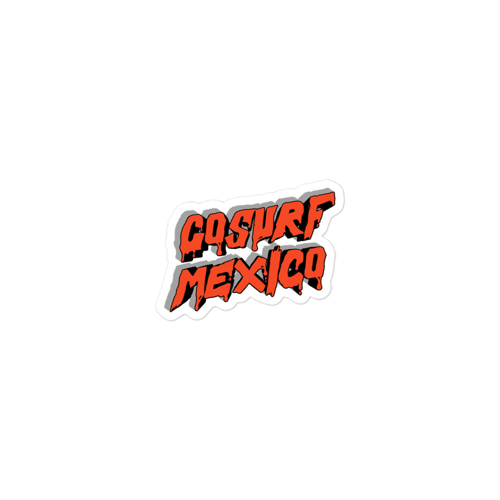 GoSurfMexico classic logo sticker decal