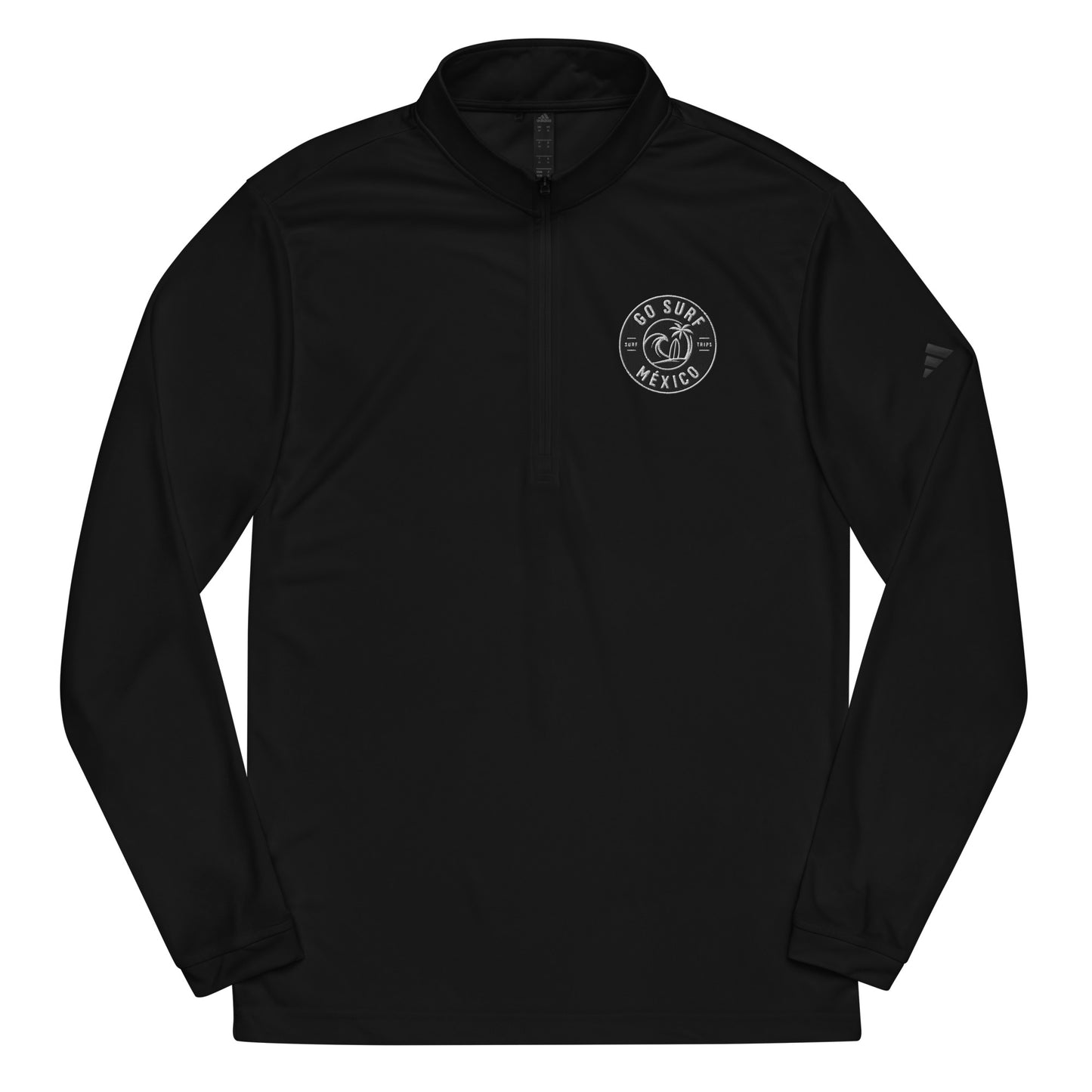 GoSurfMexico x Adidas quarter-zip surf travel pullover
