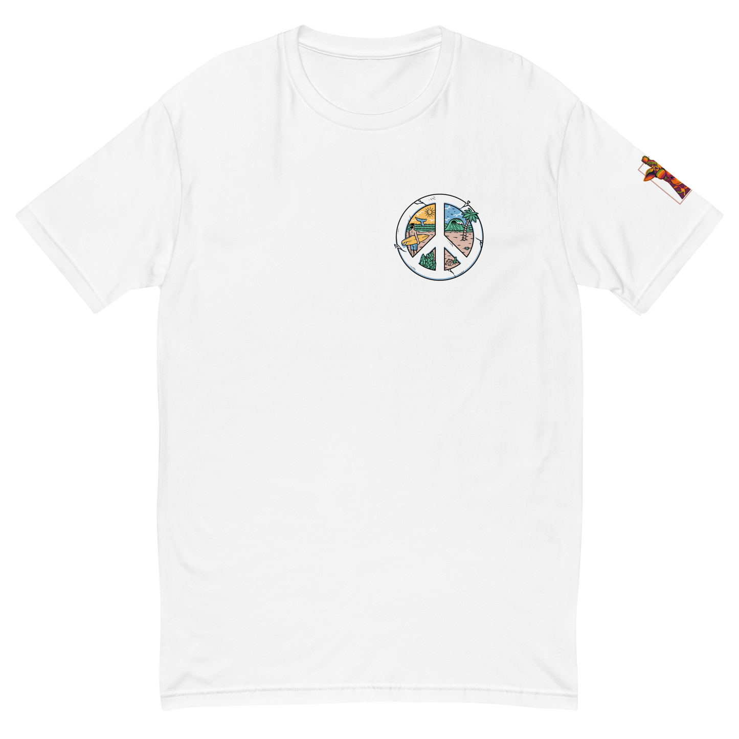GoSurfMexico short sleeve surf t-shirt white