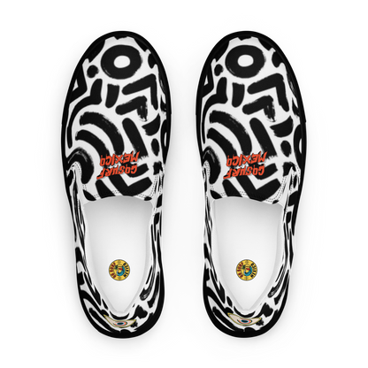 GoSurfMexico men's slip-on canvas beach sneakers