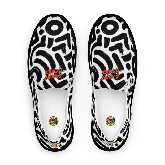 GoSurfMexico men's slip-on canvas beach sneakers