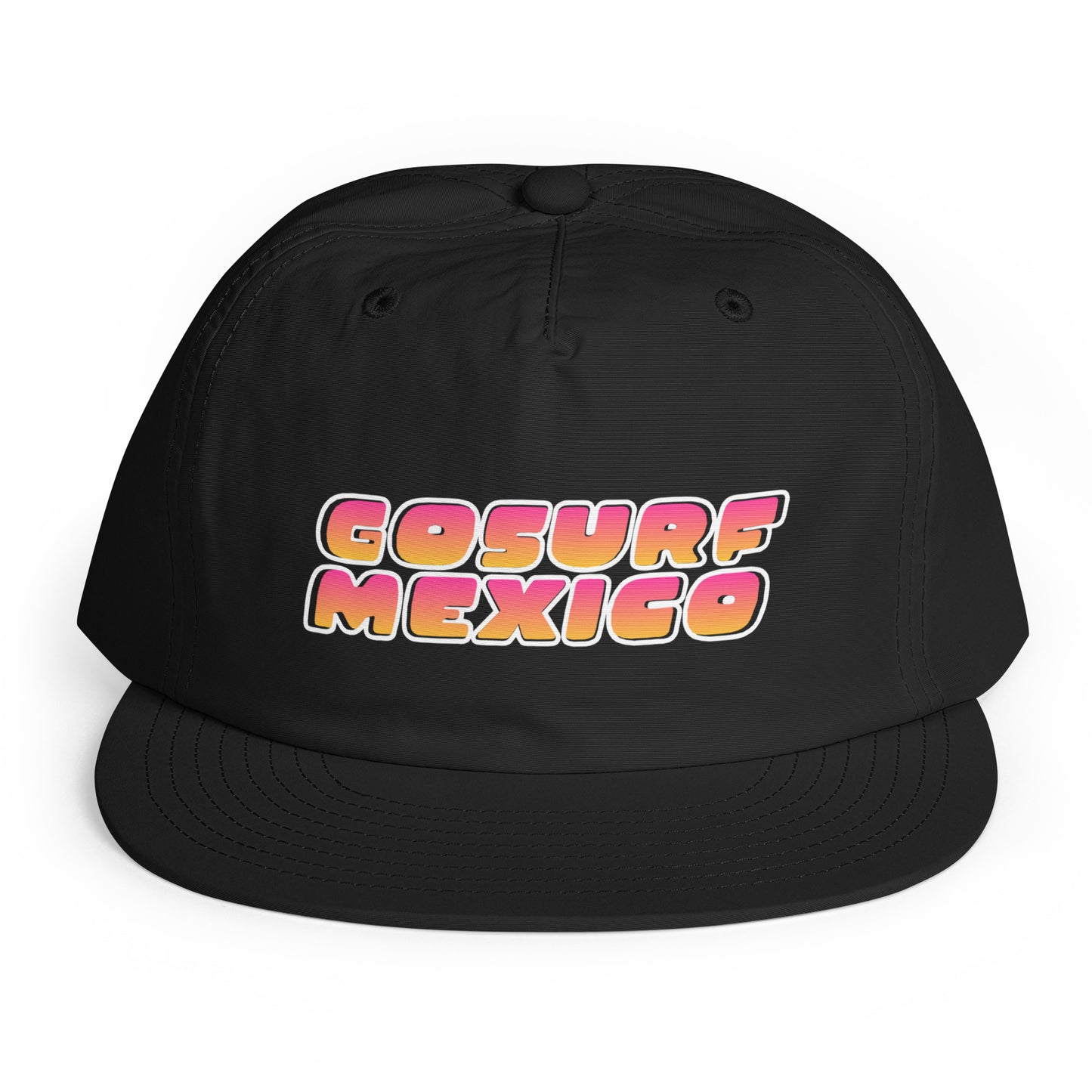 GoSurfMexico black surf cap Pacific coast