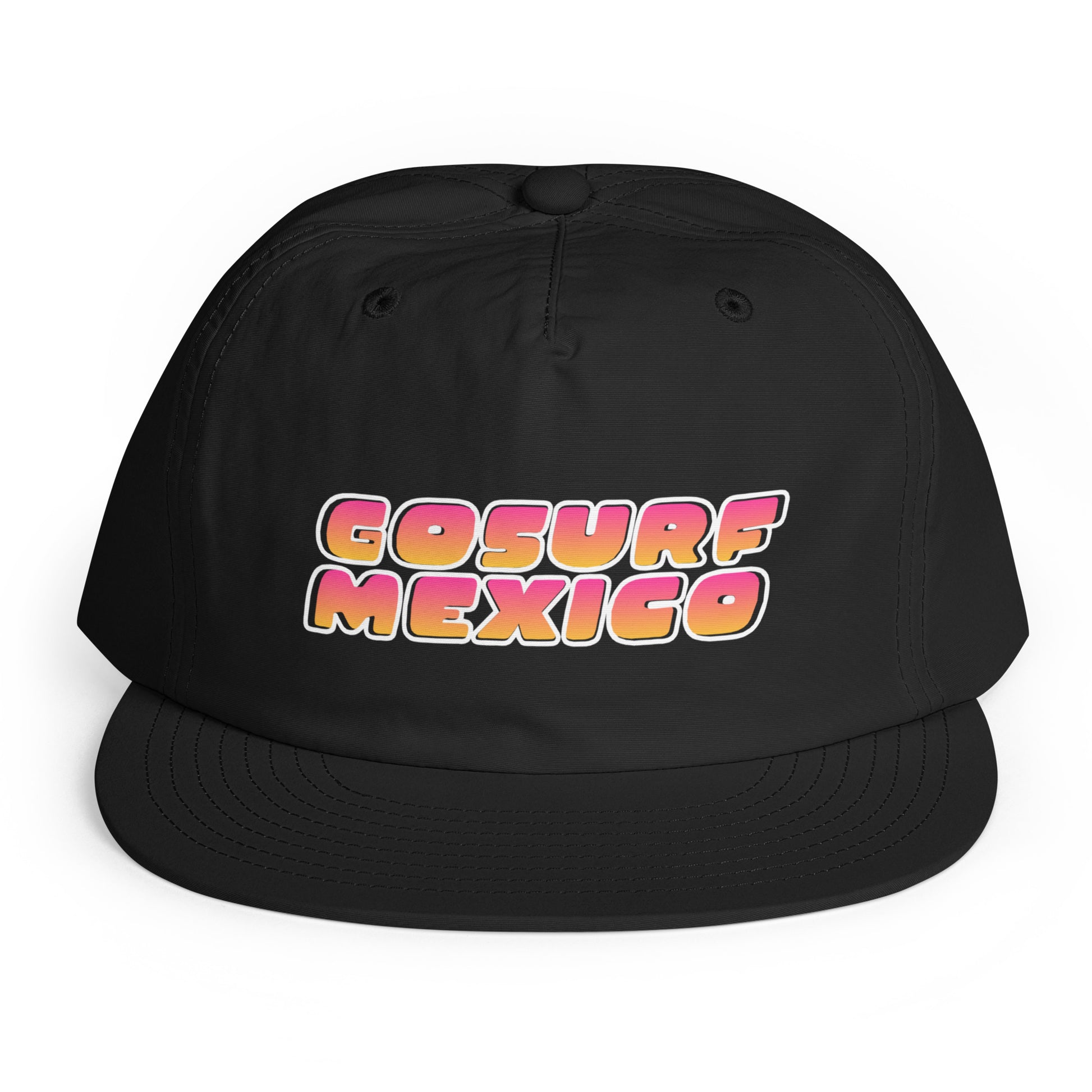 GoSurfMexico black surf cap Pacific coast