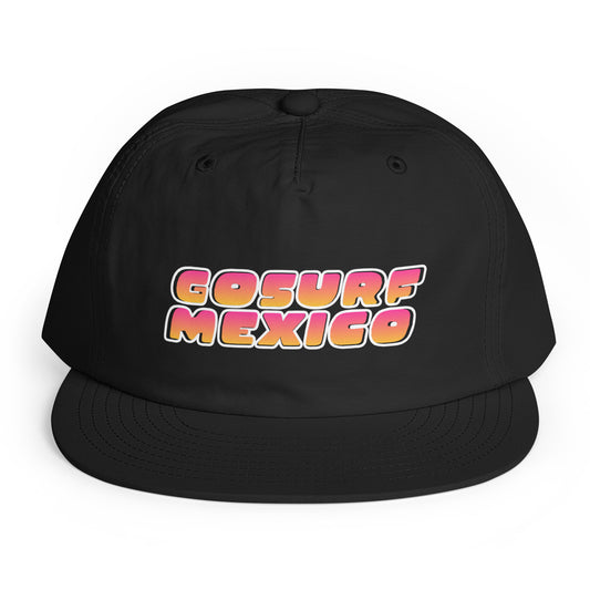 GoSurfMexico black surf cap Pacific coast