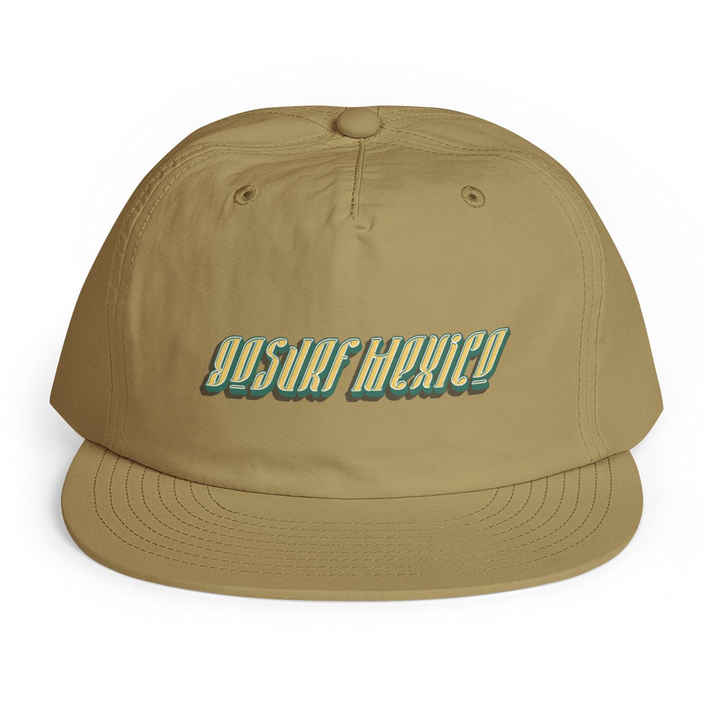 GoSurfMexico khaki surf cap Pacific coast