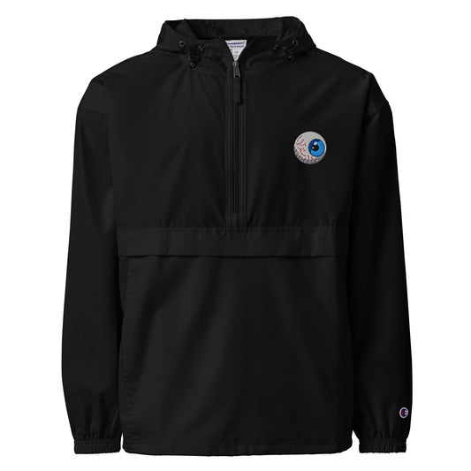GoSurfMexico x Champion packable windbreaker jacket black