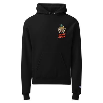 GoSurfMexico x Champion Powerblend surf hoodie black