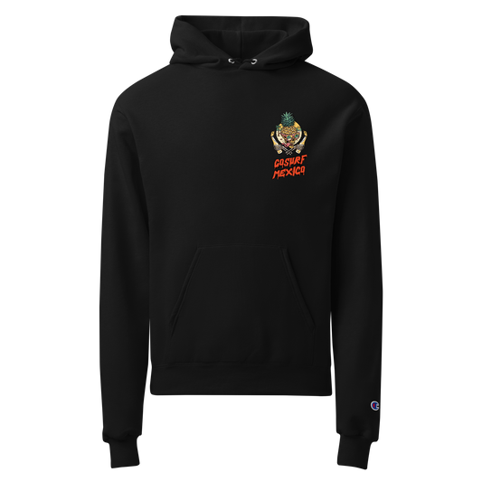 GoSurfMexico x Champion Powerblend surf hoodie black