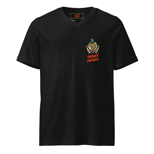 GoSurfMexico unisex v-neck surf t-shirt